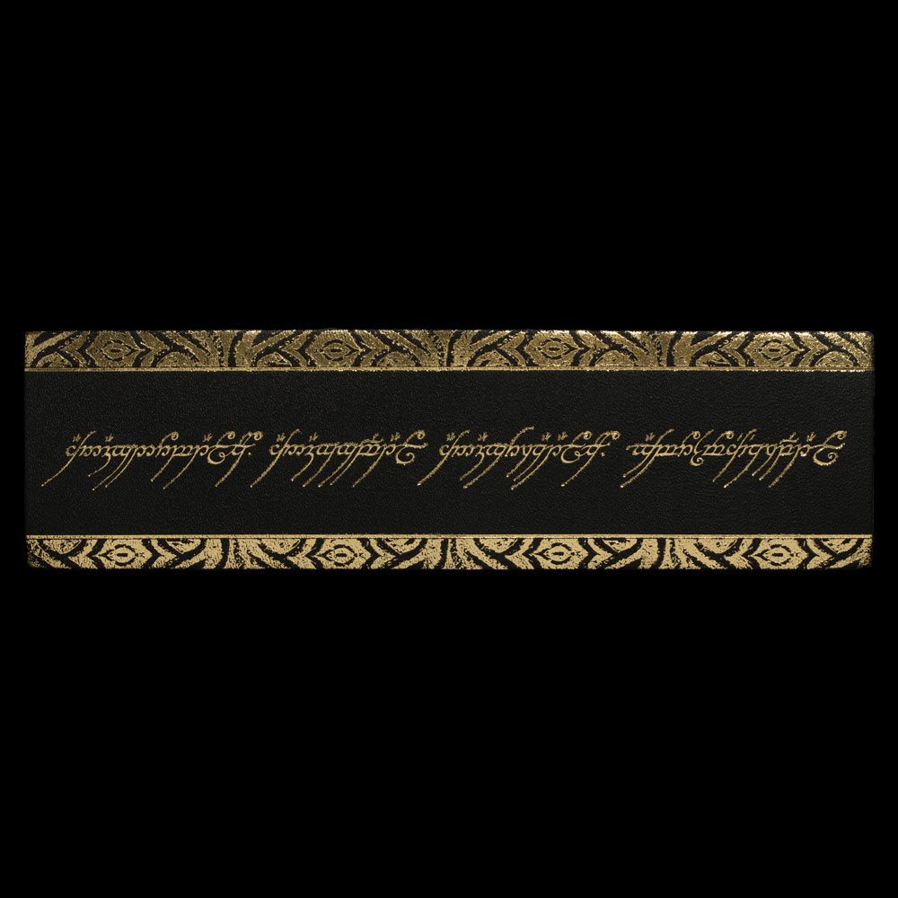 PRECOMENZI - Lord of the Rings Leather Bookmark The One Ring Inscription