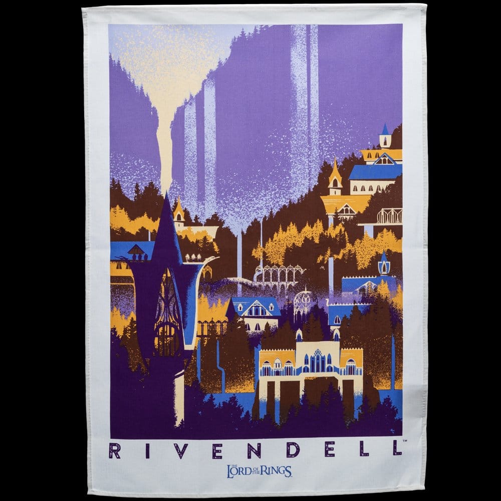 Lord of the Rings Tea Towel 2-Pack Rivendell & Hobbiton 70 cm [2]