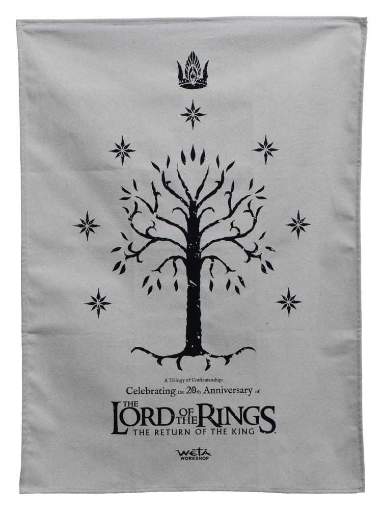PRECOMENZI - Lord of the Rings Tea Towel The Return of the King: 20th Anniversary Limited Edition 50 cm