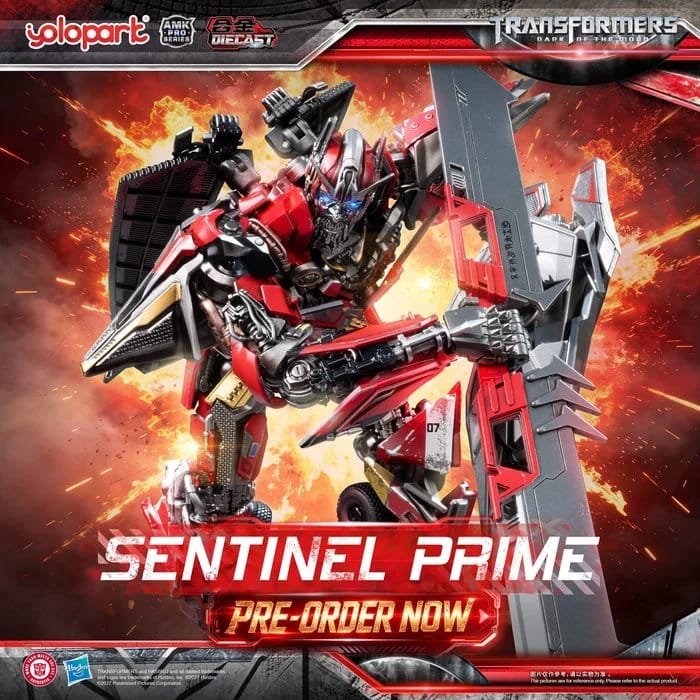 PRECOMENZI - Transformers: Dark of the Moon AMK PRO Series Plastic Model Kit Sentinel Prime 21 cm