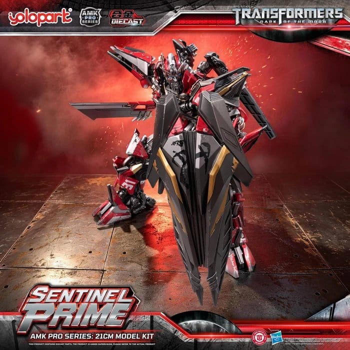 Transformers: Dark of the Moon AMK PRO Series Plastic Model Kit Sentinel Prime 21 cm [19]