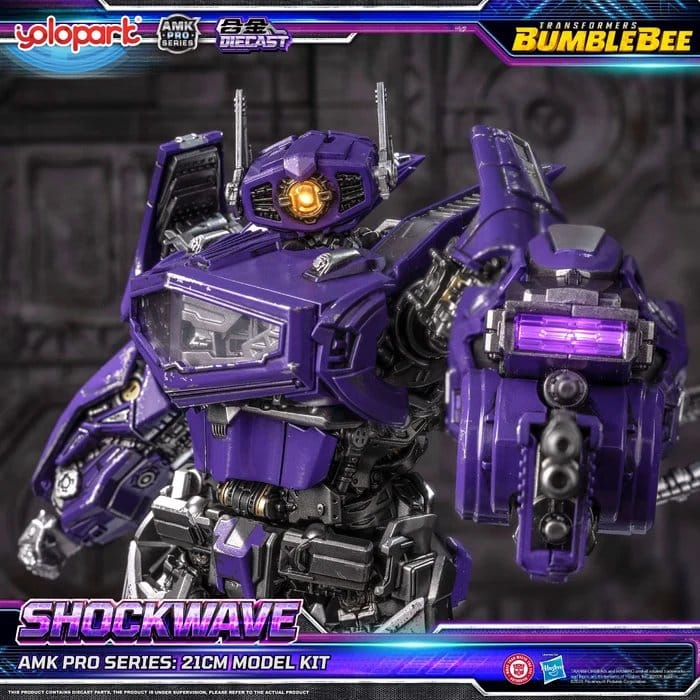 Transformers: Bumblebee the Movie AMK PRO Series Plastic Model Kit Shockwave 21 cm [15]