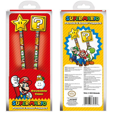 Super Mario (Core) Pencil  Topper 2Pk [1]