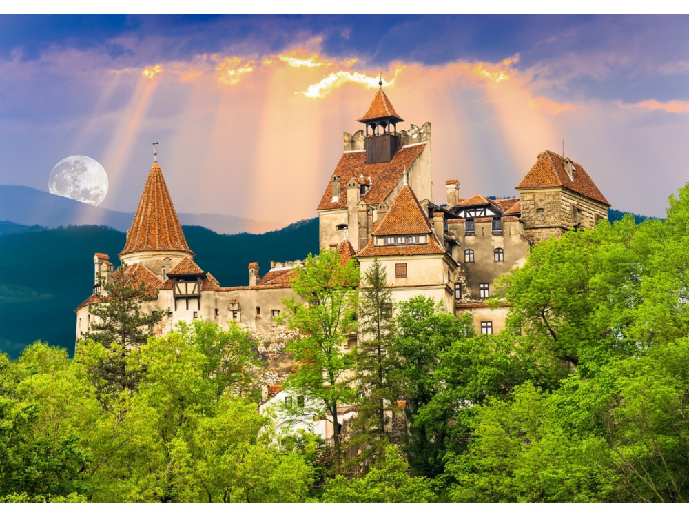 Puzzle 1000 piese Enjoy – Castelul lui Dracula, Bran [2]