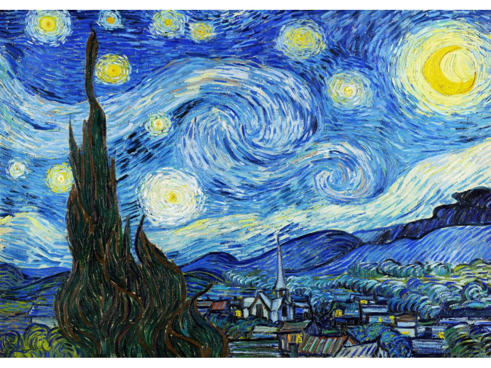 Puzzle 1000 piese Enjoy – Vincent van Gogh: Starry Night [2]