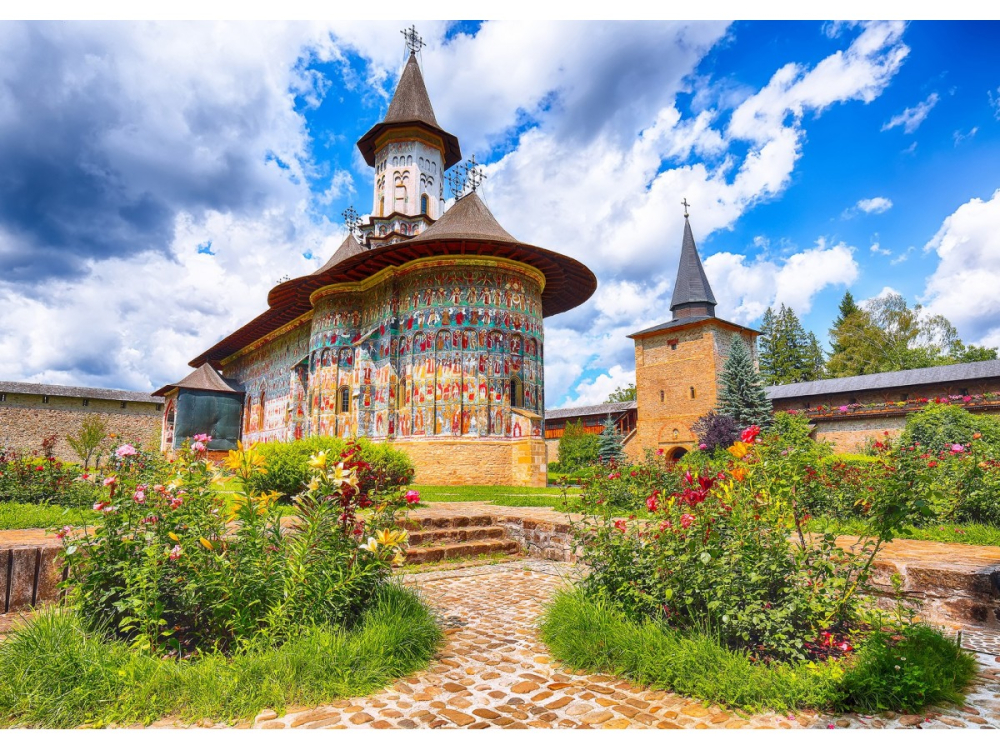 Puzzle 1000 piese Enjoy – Sucevița Monastery, Suceava [2]