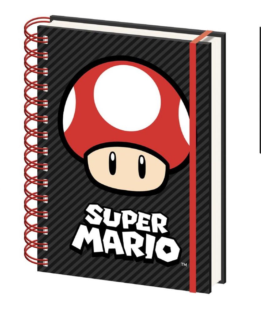 Super Mario (Mushroom) A5 Premium Notebook [1]