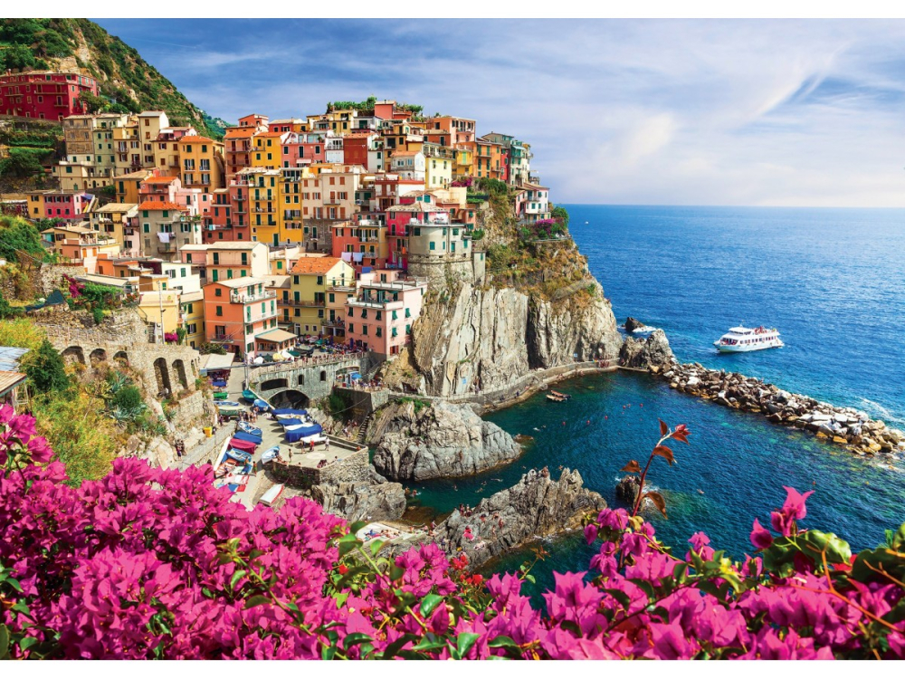 Puzzle 1000 piese Enjoy – Manarola, Cinque Terre, Italy [2]