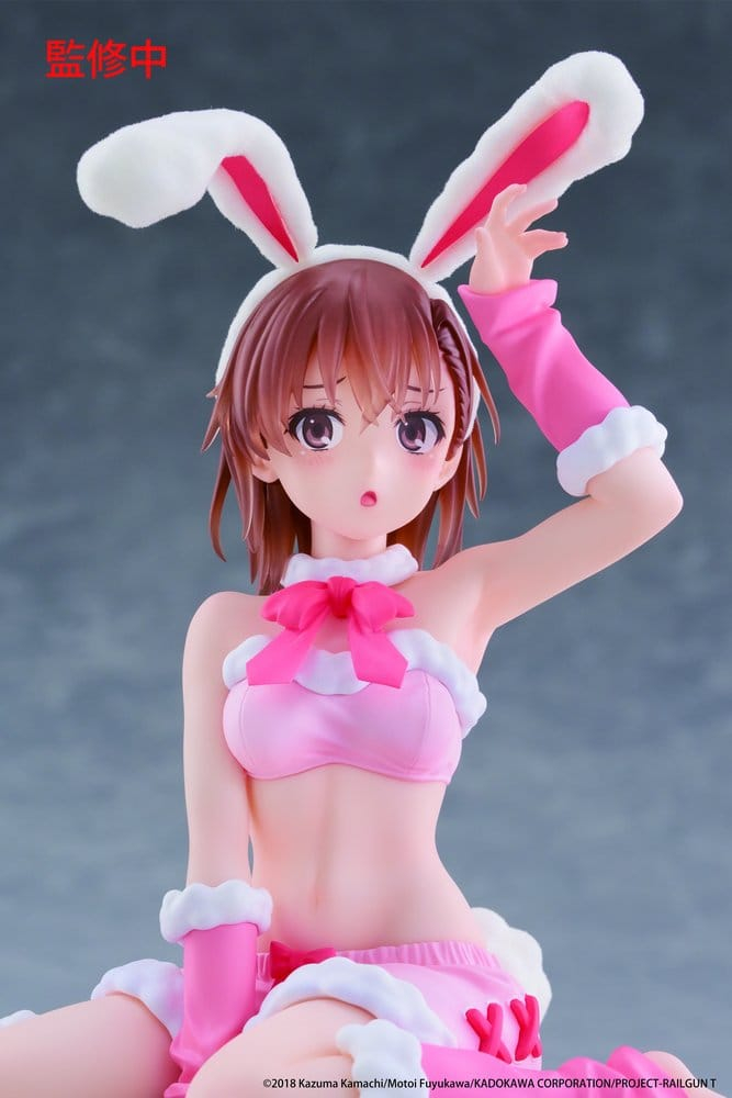 A Certain Scientific Railgun Moflock PVC Figure Mikoto Misaka (Fluffy Bunny Ver.) 13 cm [3]