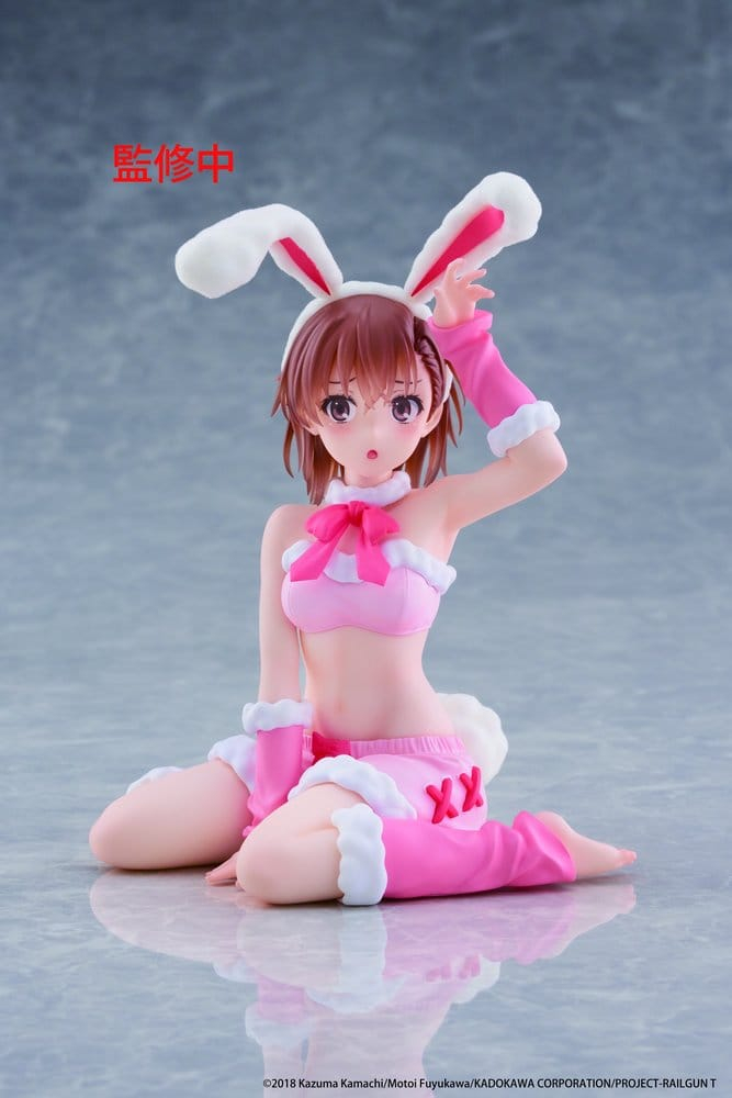 A Certain Scientific Railgun Moflock PVC Figure Mikoto Misaka (Fluffy Bunny Ver.) 13 cm [12]