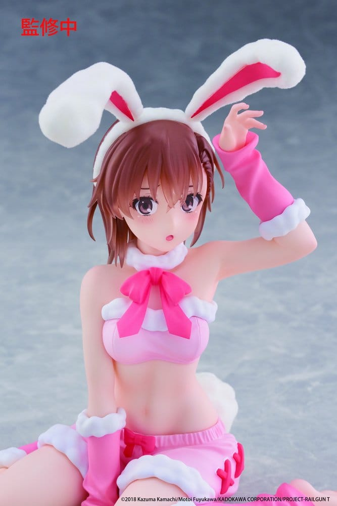A Certain Scientific Railgun Moflock PVC Figure Mikoto Misaka (Fluffy Bunny Ver.) 13 cm [4]
