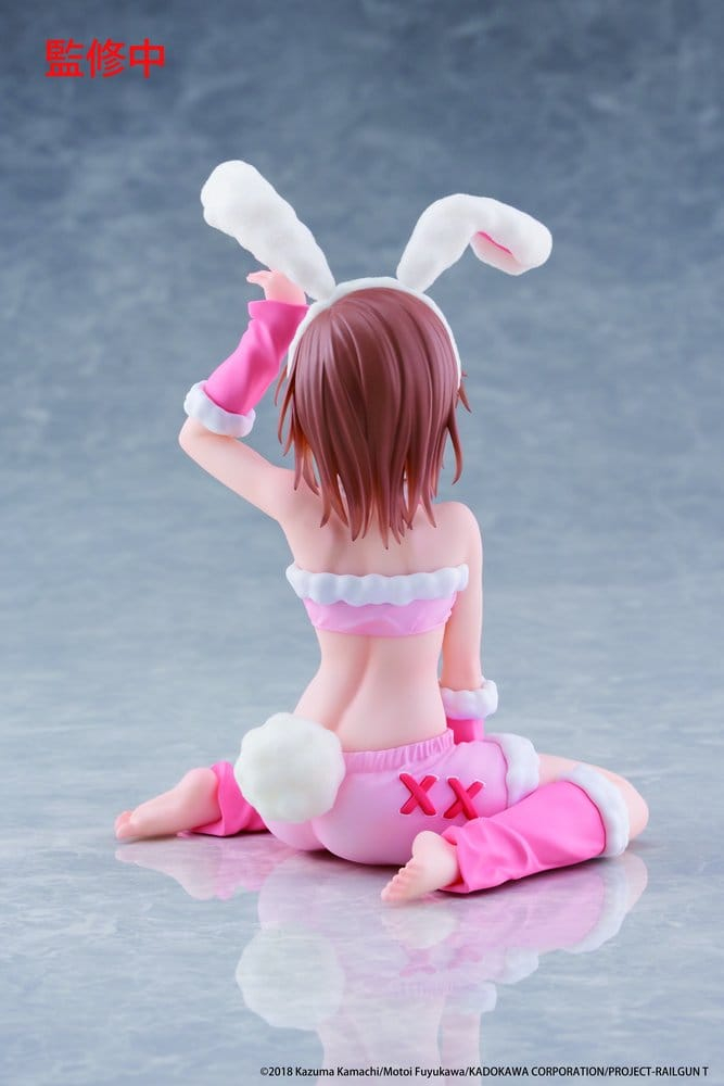 A Certain Scientific Railgun Moflock PVC Figure Mikoto Misaka (Fluffy Bunny Ver.) 13 cm [10]