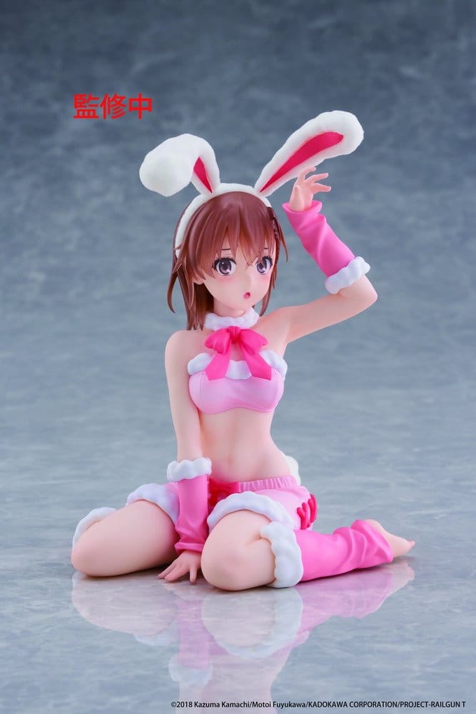 A Certain Scientific Railgun Moflock PVC Figure Mikoto Misaka (Fluffy Bunny Ver.) 13 cm [7]