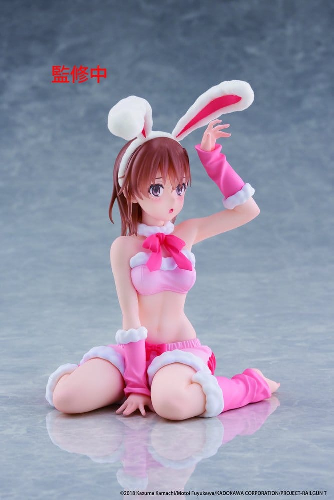 A Certain Scientific Railgun Moflock PVC Figure Mikoto Misaka (Fluffy Bunny Ver.) 13 cm [11]