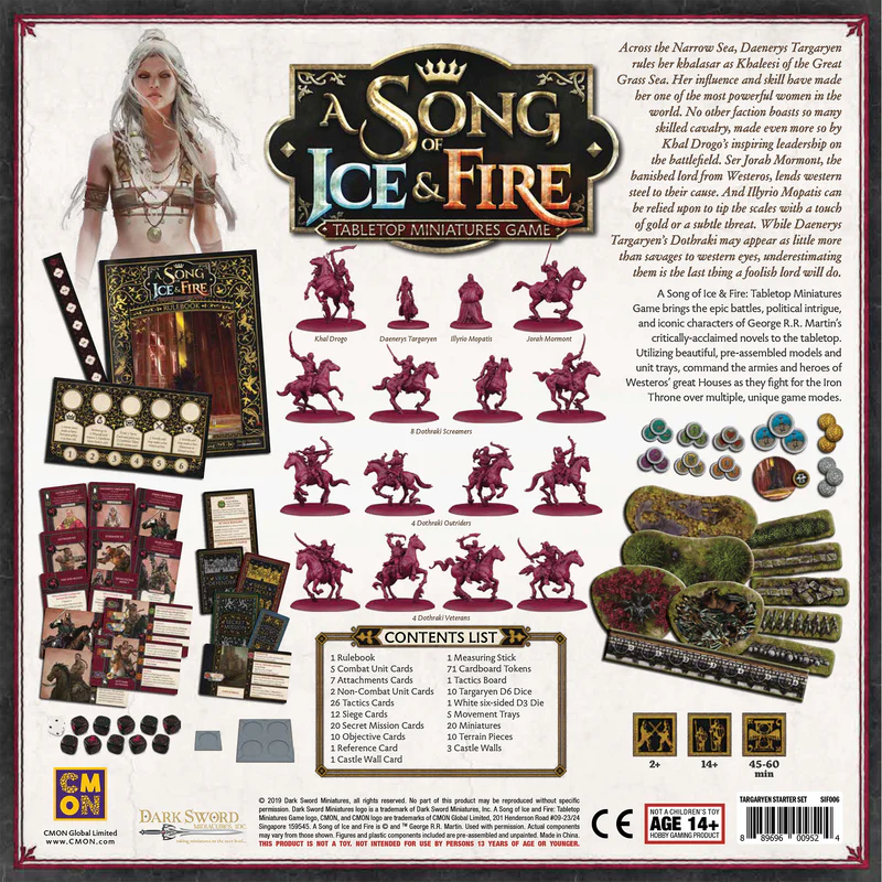 A Song Of Ice And Fire: Tabletop Miniatures Game - Targaryen Starter Set [2]