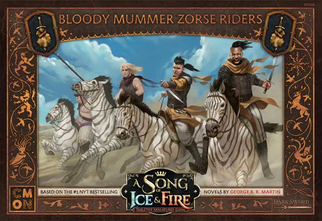 A Song of Ice & Fire – Bloody Mummers Zorse Riders (Neutral Cavalry Unit) [1]