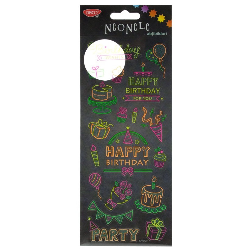 Abtibild - AB053 Happy Birthday Neonele DACO [1]
