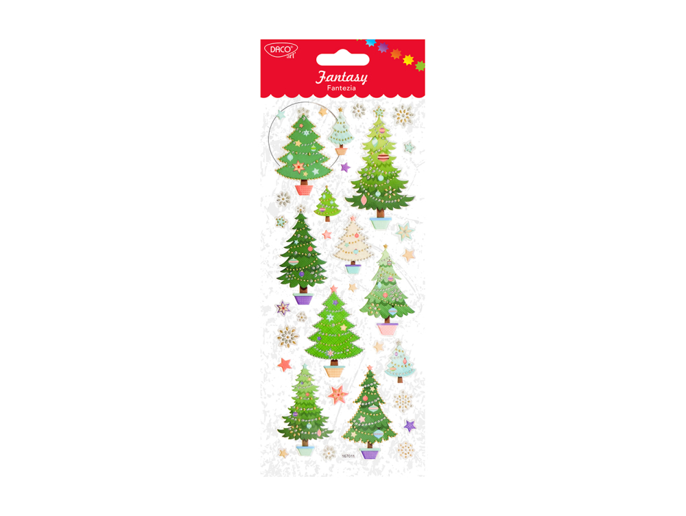 Abtibilduri Craciun Brazi Fantezia Glitter DACOart AB643 [1]