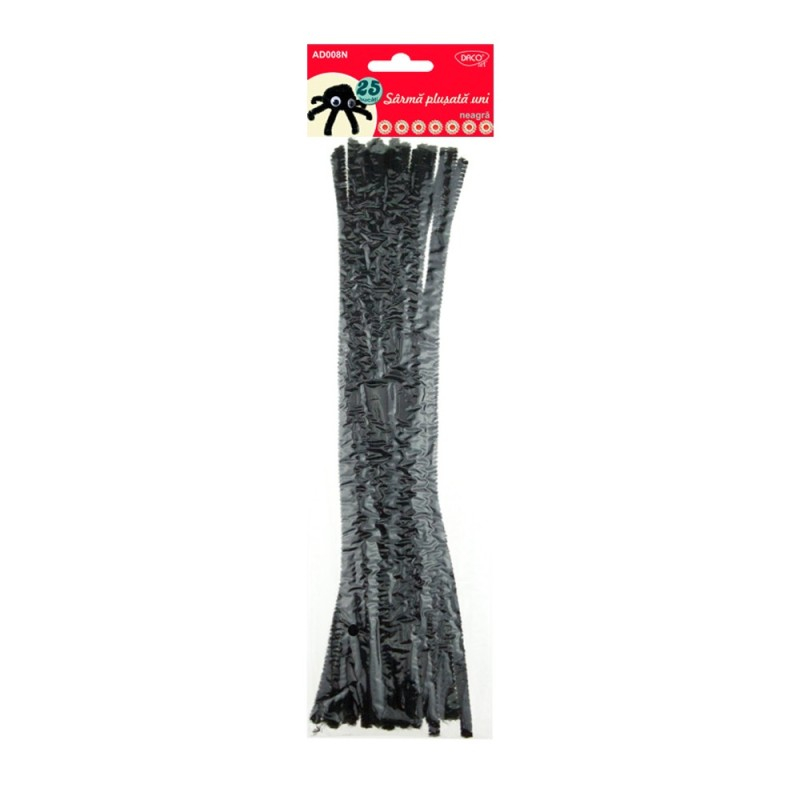 Accesorii craft - AD008N Sarma plusata negru DACO [1]