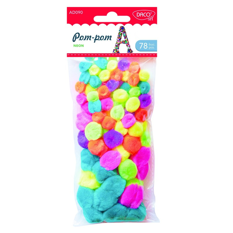 Accesorii craft - AD090 Pom-pom neon DACO [1]