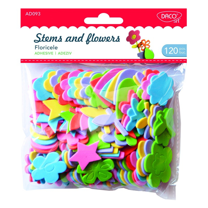 Accesorii craft - AD093 Floricele din spuma DACO [1]