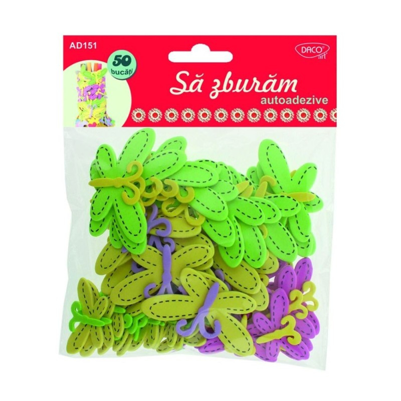 Accesorii craft - AD151 Sa zburam fluturi spuma autoadeziva DACO [1]