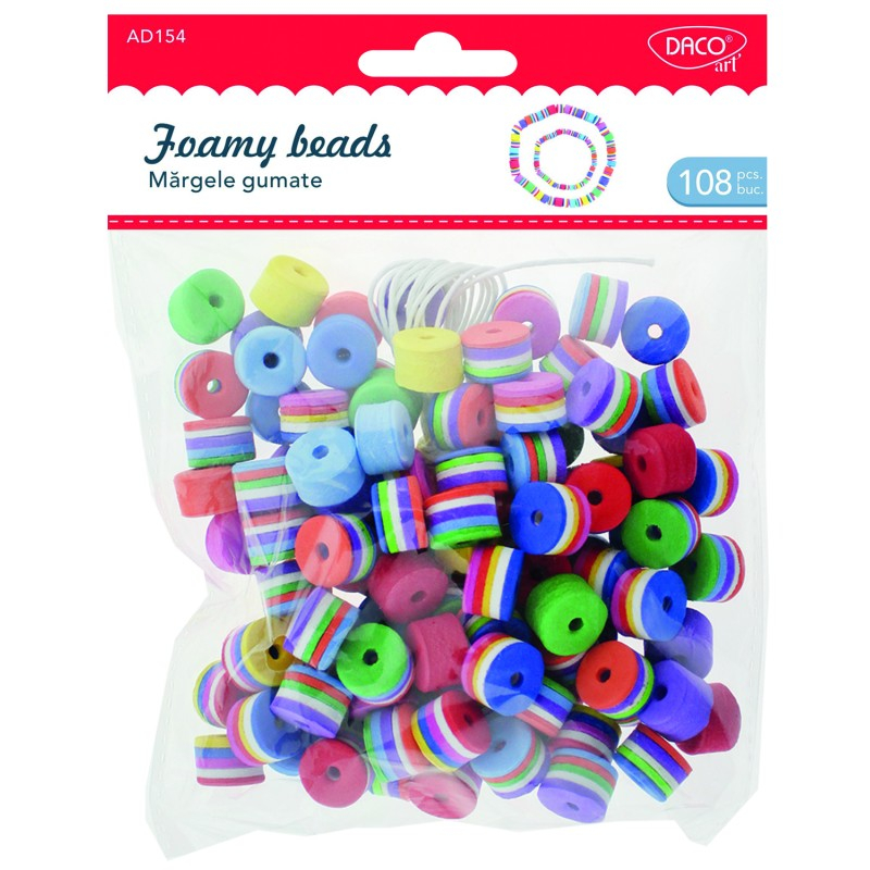 Accesorii craft - AD154 Margele gumate spuma DACO [1]