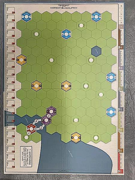 Age of Steam Deluxe Expansion: Detroit Bankruptcy & Heavy Cardboard Maps [2]