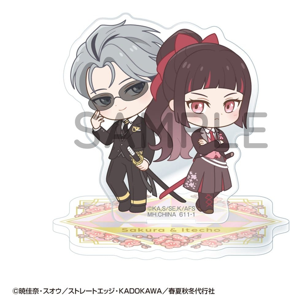 Agents of the Four Seasons Buddycolle Acrylic Stands Dance of Spring 6 cm Blind Box Display (6) [6]