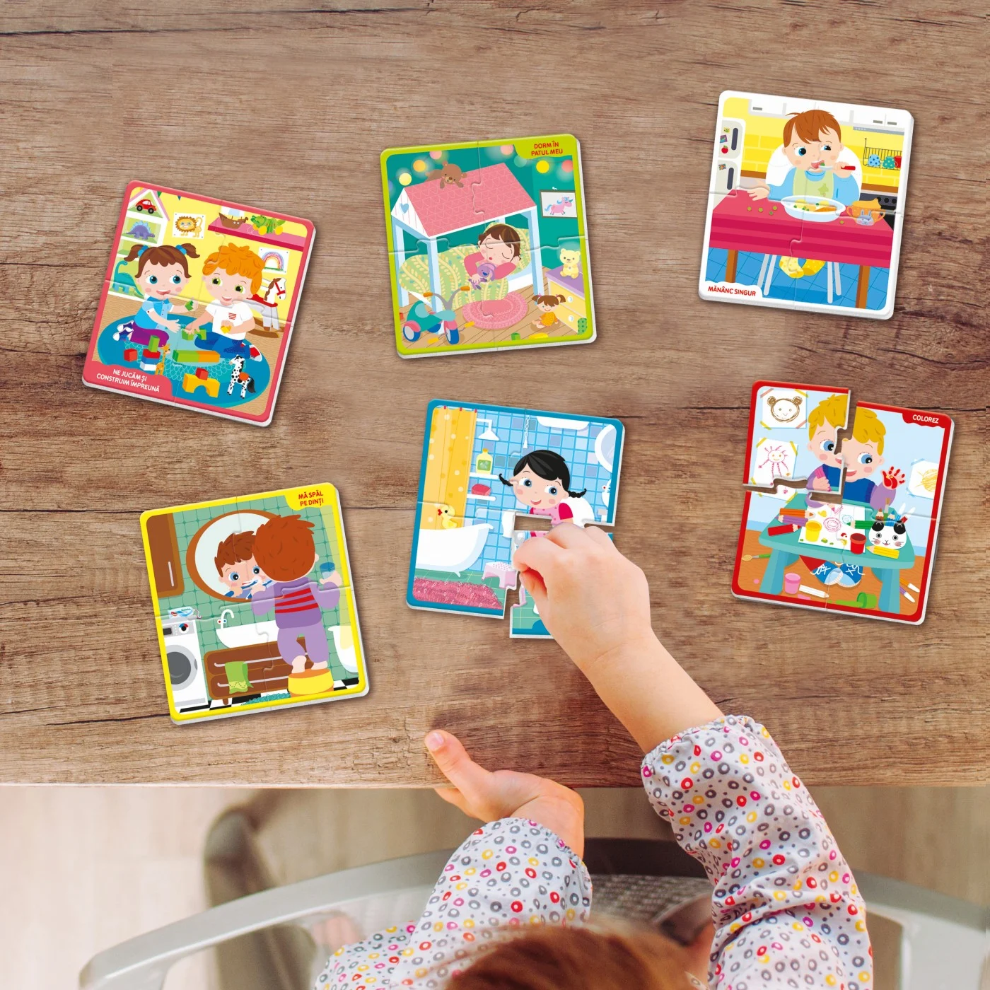 Agerino Invat Singur - Joc Educativ cu 6 Puzzle-uri [4]