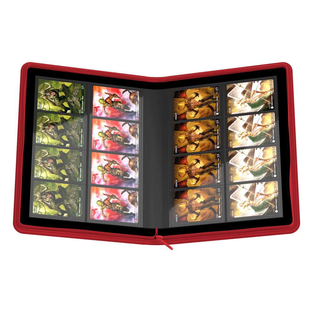 Album Ultimate Guard Zipfolio 320 Xenoskin Red – 16 buzunare  cu fermoar [5]