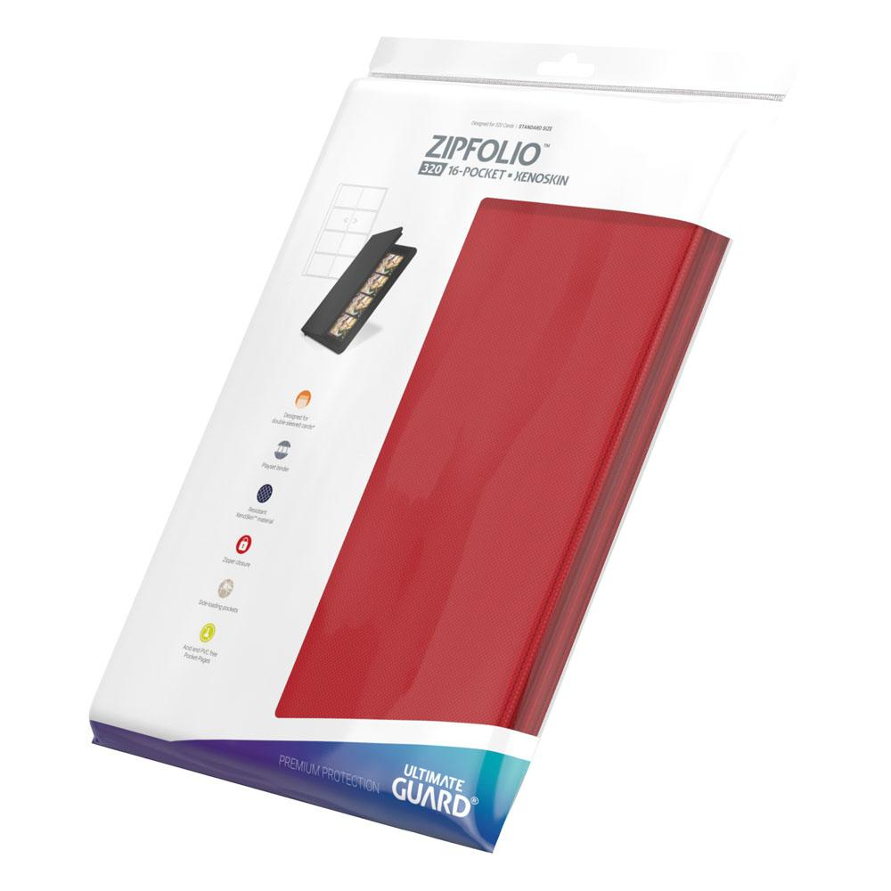 Album Ultimate Guard Zipfolio 320 Xenoskin Red – 16 buzunare  cu fermoar [6]