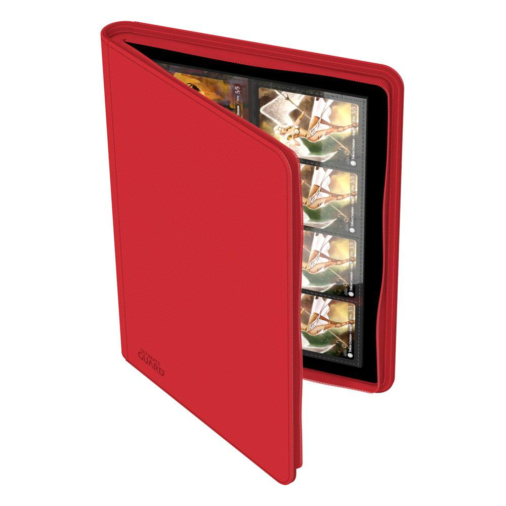 Album Ultimate Guard Zipfolio 320 Xenoskin Red – 16 buzunare  cu fermoar [4]