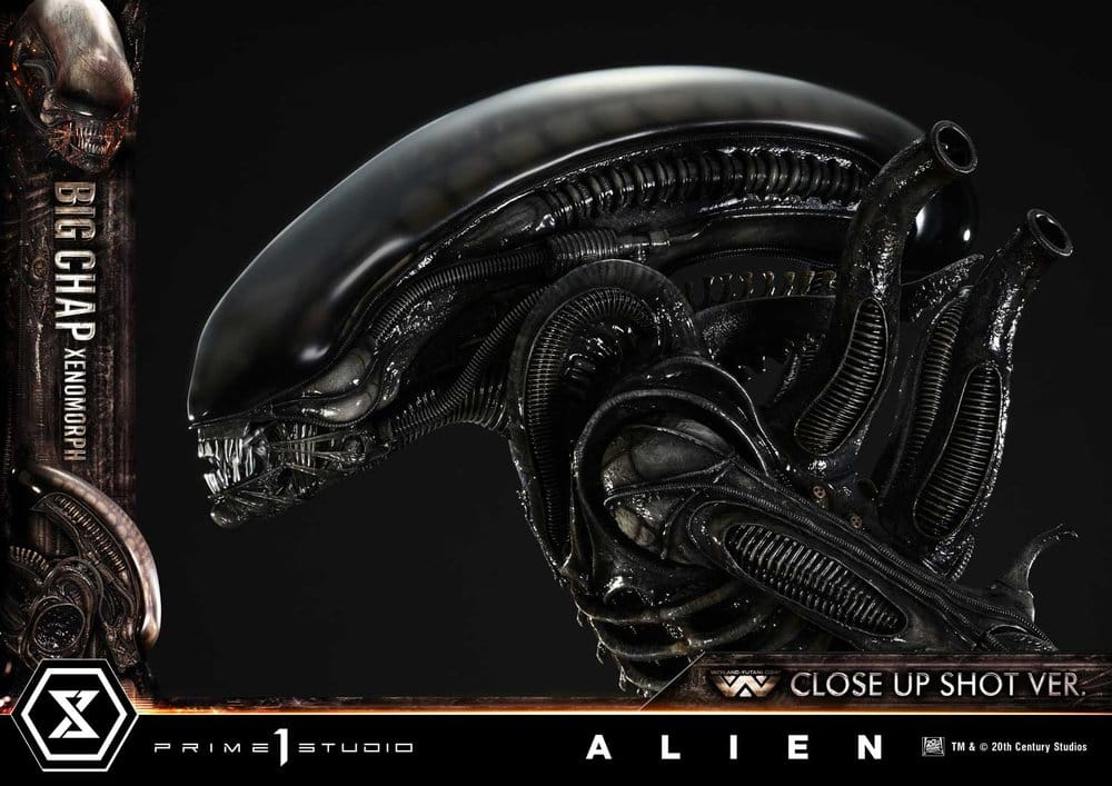 Alien (Film) Museum Masterline XL Statue 1/3 Big Chap Xenomorph Close Up Shot Ver. 100 cm [17]