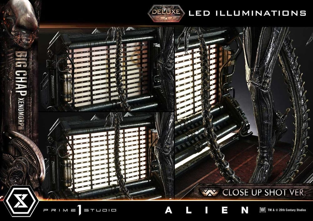 Alien (Film) Museum Masterline XL Statue 1/3 Big Chap Xenomorph Close Up Shot Ver. Deluxe Version 100 cm [6]