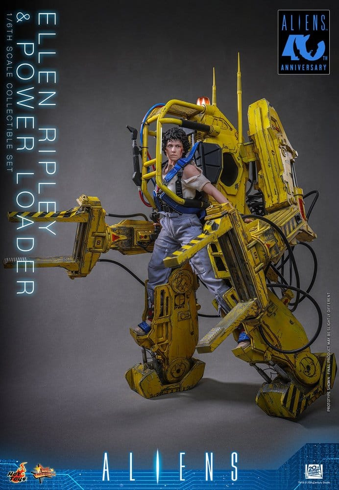 Alien Movie Masterpiece Figure Set 1/6 Ellen Ripley and Power Loader 52 cm [9]