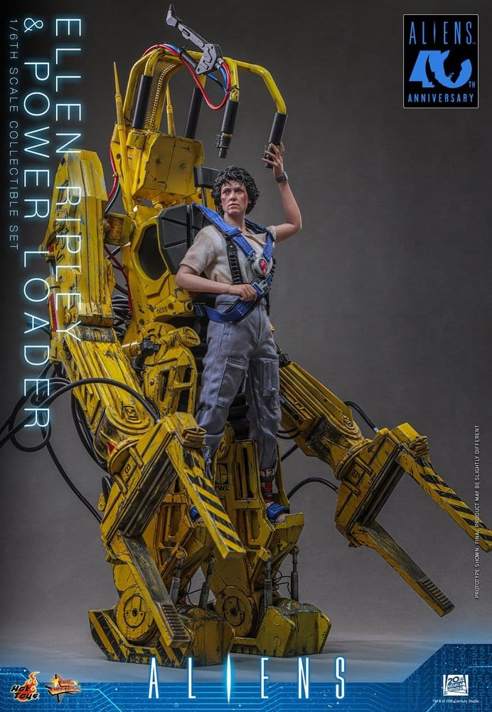 Alien Movie Masterpiece Figure Set 1/6 Ellen Ripley and Power Loader 52 cm [10]