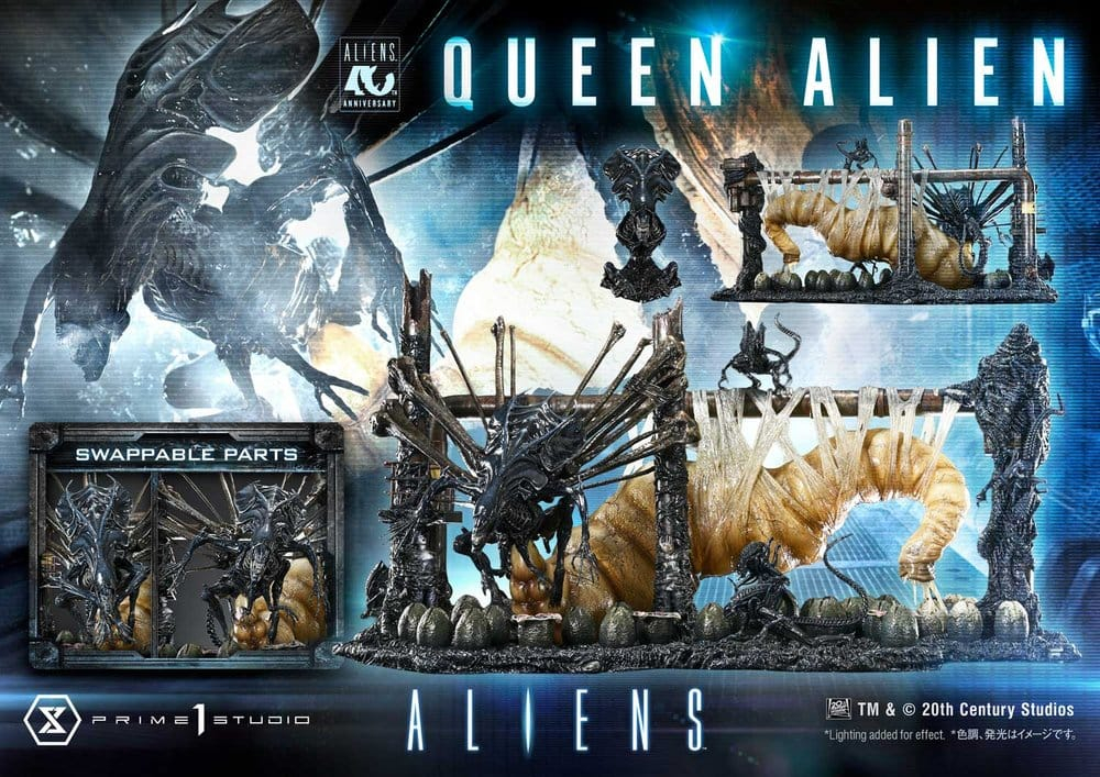 Aliens (Film) Ultimate Diorama Masterline Statue Queen Alien 75 cm [4]