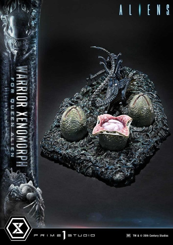 Aliens (Film) Ultimate Diorama Masterline Statue Warrior Xenomorph for Queen Alien 23 cm [16]