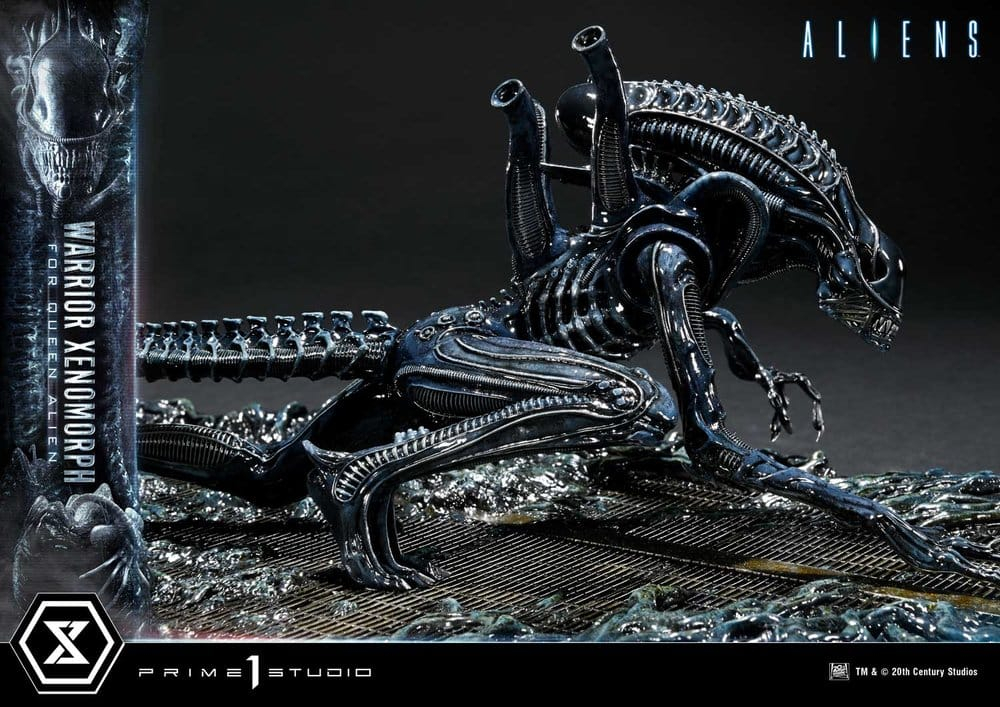 Aliens (Film) Ultimate Diorama Masterline Statue Warrior Xenomorph for Queen Alien 23 cm [13]