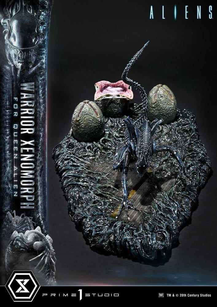Aliens (Film) Ultimate Diorama Masterline Statue Warrior Xenomorph for Queen Alien 23 cm [15]