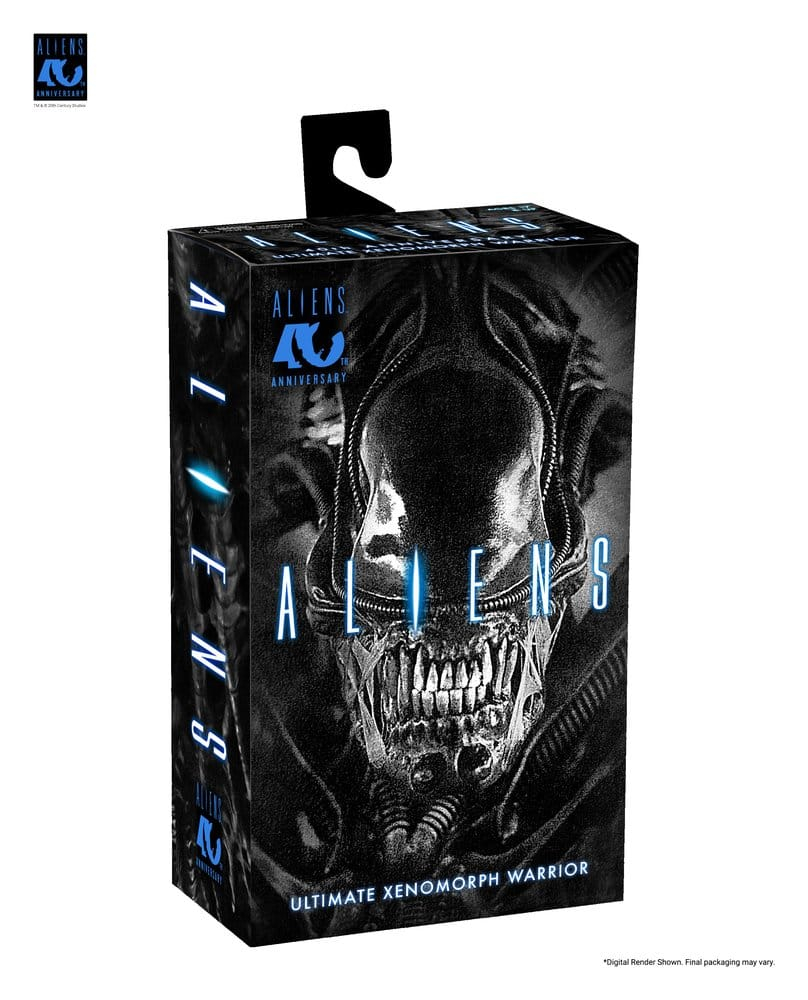 Aliens Ultimate Action Figure Warrior (1986) Xenomorph Black (40th Anniversary) 23 cm [17]