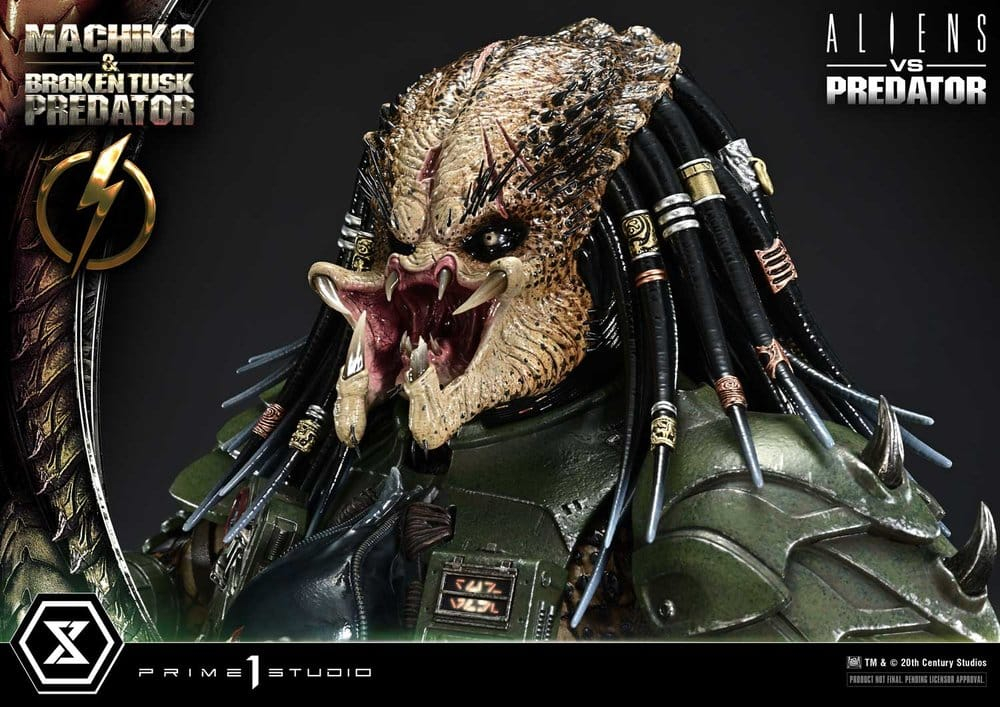 Aliens vs. Predator (Comic) Ultimate Premium Masterline Statue 1/4 Machiko & Broken Tusk Predator 79 cm [18]