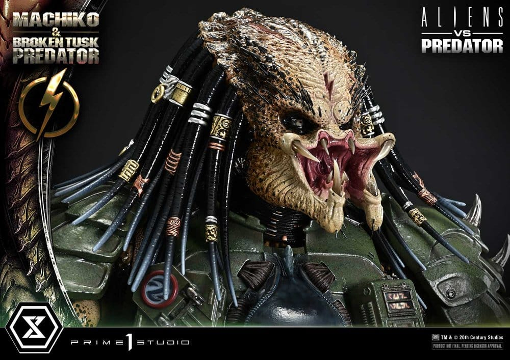 Aliens vs. Predator (Comic) Ultimate Premium Masterline Statue 1/4 Machiko & Broken Tusk Predator 79 cm [17]