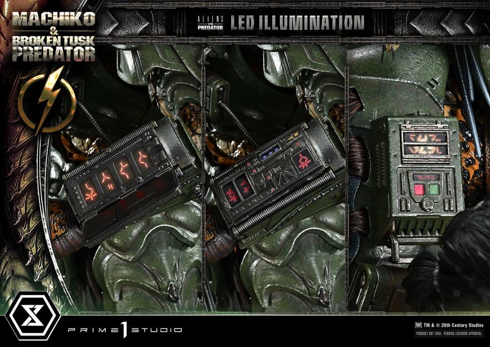 Aliens vs. Predator (Comic) Ultimate Premium Masterline Statue 1/4 Machiko & Broken Tusk Predator 79 cm [6]