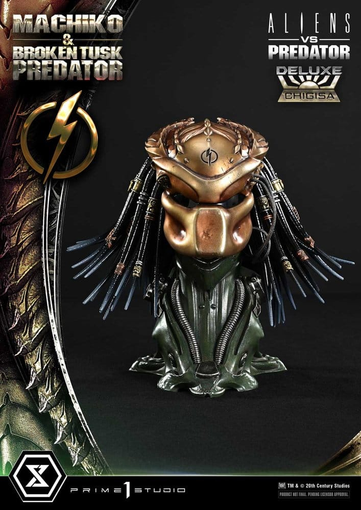 Aliens vs. Predator (Comic) Ultimate Premium Masterline Statue 1/4 Machiko & Broken Tusk Predator Deluxe Version 84 cm [12]