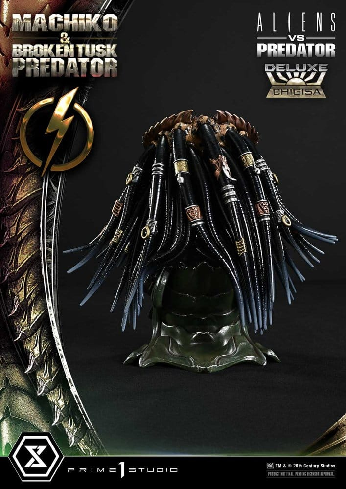 Aliens vs. Predator (Comic) Ultimate Premium Masterline Statue 1/4 Machiko & Broken Tusk Predator Deluxe Version 84 cm [23]