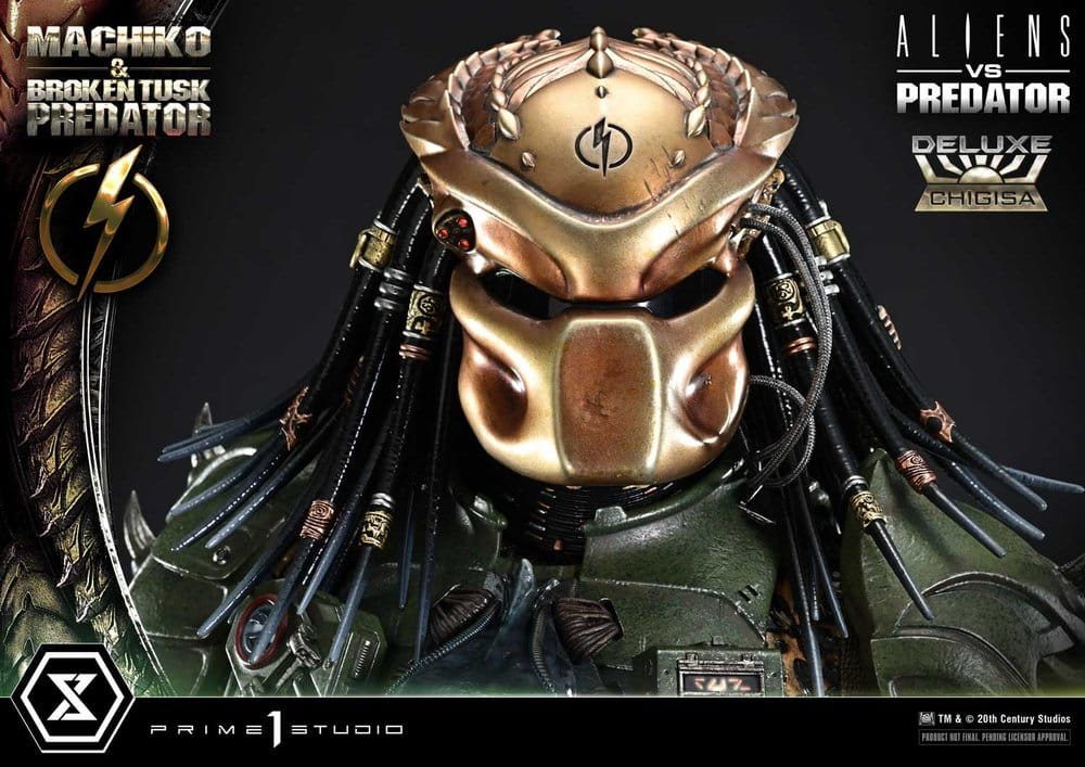 Aliens vs. Predator (Comic) Ultimate Premium Masterline Statue 1/4 Machiko & Broken Tusk Predator Deluxe Version 84 cm [15]
