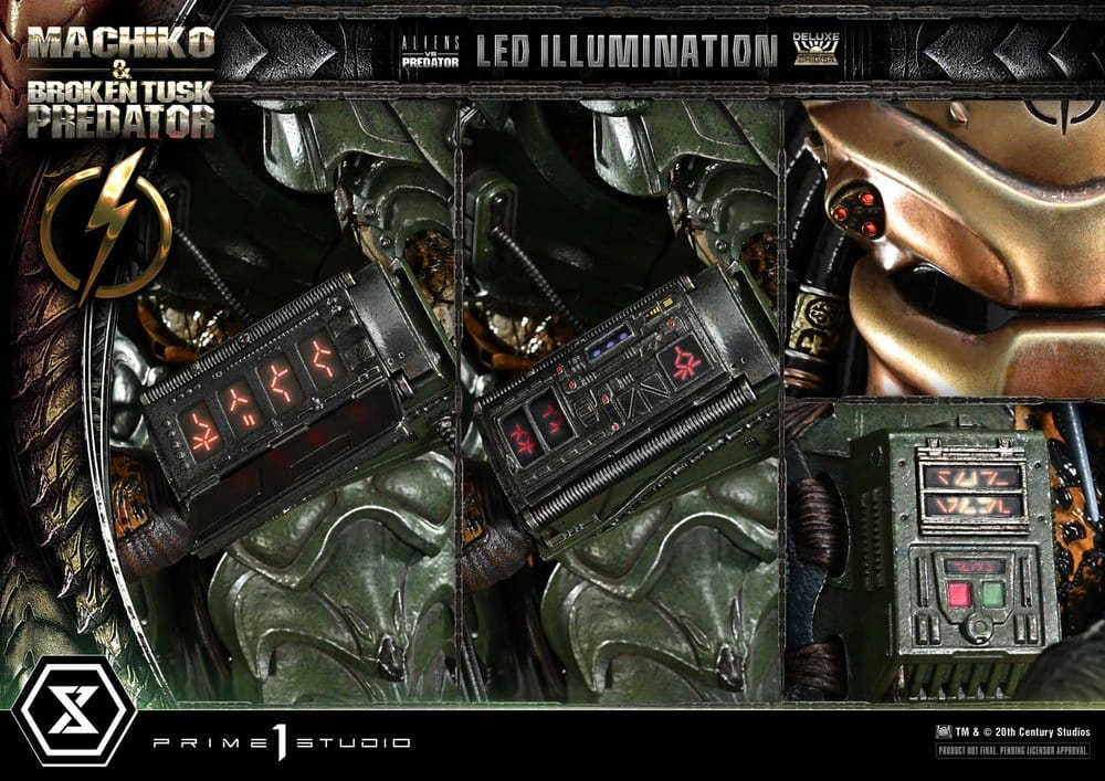 Aliens vs. Predator (Comic) Ultimate Premium Masterline Statue 1/4 Machiko & Broken Tusk Predator DX Bonus Version 84 cm [17]