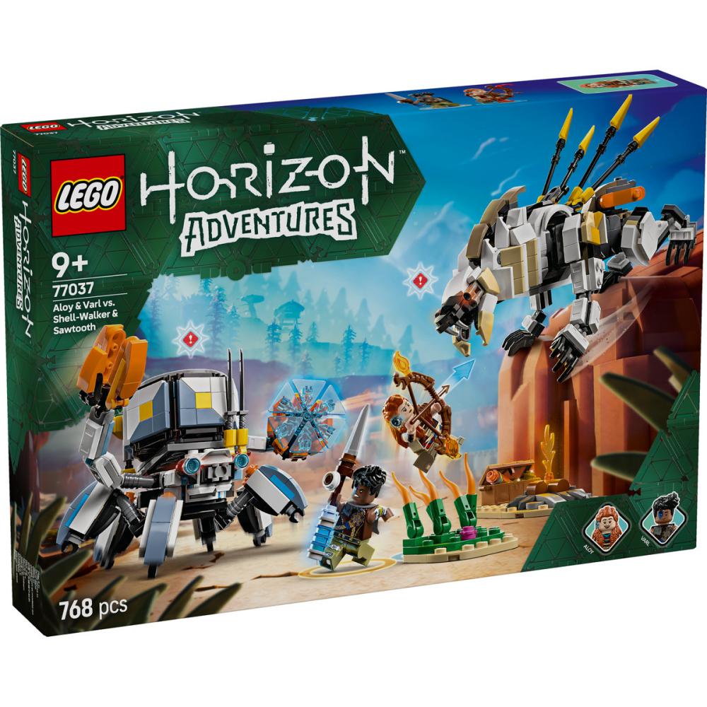 LEGO Horizon Adventures Aloy si Varl vs Shell-Walker si Sawtooth 77037 [2]